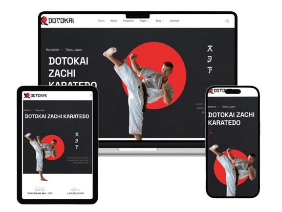 Website Development for martial art business